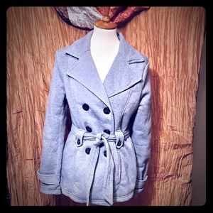 Jou Jou Double Breasted Pea Coat Size L